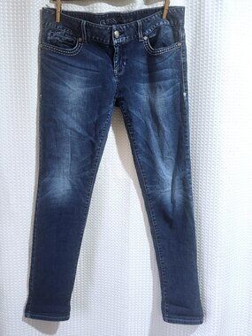 Guess Daredevil Skinny Leg Jeans Size 32 Women’s Stretch Denim 31” Inseam